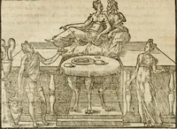 An illustration from M. Vitrvvii Pollionis De architectvra libri decem, ad Caes. Avgvstvm, omnibus omnium editionibus longè emendatiores, collatis veteribus exemplis (1586)