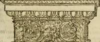 An illustration from M. Vitrvvii Pollionis De architectvra libri decem, ad Caes. Avgvstvm, omnibus omnium editionibus longè emendatiores, collatis veteribus exemplis (1586)