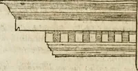 An illustration from M. Vitrvvii Pollionis De architectvra libri decem, ad Caes. Avgvstvm, omnibus omnium editionibus longè emendatiores, collatis veteribus exemplis (1586)