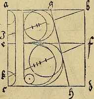 Picture 132 of 236 from Vnderweysung der Messung : mit dem Zirkel vn[d] Richtscheyt in Linien, Ebnen vnnd gantzen Corporen (1525), leaf 115