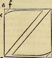 Picture 190 of 236 from Vnderweysung der Messung : mit dem Zirkel vn[d] Richtscheyt in Linien, Ebnen vnnd gantzen Corporen (1525), leaf 134
