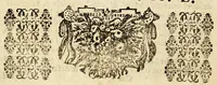 An illustration from Vniversidad florida de horladas voces : diestra capilla de cherubicas, y seraphicas, que celebran devotas la Concepcion Purissima de Maria. (1692)