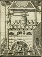 An illustration from Voarchadvmia contra alchi'miam : ars distincta ab archimi'a & sophia : cum additionibus, proportionibus, numeris, & figuris opportunis Ioannis Augustini Panthei Veneti sacerdotis (1530)