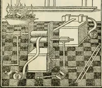 An illustration from Voarchadvmia contra alchi'miam : ars distincta ab archimi'a & sophia : cum additionibus, proportionibus, numeris, & figuris opportunis Ioannis Augustini Panthei Veneti sacerdotis (1530)