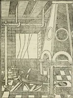 An illustration from Voarchadvmia contra alchi'miam : ars distincta ab archimi'a & sophia : cum additionibus, proportionibus, numeris, & figuris opportunis Ioannis Augustini Panthei Veneti sacerdotis (1530)