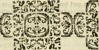 An illustration from Vocabolario toscano dell' arte del disegno : nel quale si esplicano i propri termini e voci, non solo della pittura, scultura & architettura, ma ancora di altre arti a quelle subordinate, e che abbiano per fondamento il disegno : con la notizia de'nomi e qualità delle gioie, metalli, pietre dure, marmi, pietre tenere, sassi, legnami, colori, strumenti, ed ogn'altra materia, che seruir possa, tanto alla costruzione di edificj e loro ornato, quanto alla stessa pittura e scultura (1681)