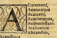 An illustration from Vocabulario en lengua de Mechuacan (1559)