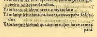 An illustration from Vocabulario en lengua castellana y mexicana, (1571)