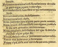 Picture 4 of 8 from Vocabulario en lengua castellana y mexicana, (1571), leaf 401
