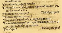 An illustration from Vocabulario en lengua castellana y mexicana, (1571)