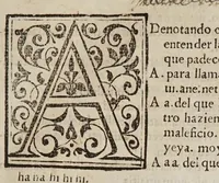 An illustration from Vocabulario en lengua castellana y mexicana (1571)