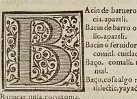 Picture 4 of 11 from Vocabulario en lengua castellana y mexicana (1571), leaf 49