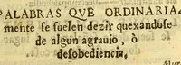 An illustration from Vocabulario manual de las lenguas castellana, y mexicana. : En que se contienen las palabras, preguntas y respuestas mas comunes y ordinarias que se suelen ofrecer en el trato y comunicacion entre Españoles è Indios. (1668)
