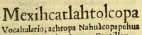An illustration from Vocabulario manual de las lenguas castellana, y mexicana. : En que se contienen las palabras, preguntas y respuestas mas comunes y ordinarias que se suelen ofrecer en el trato y comunicacion entre Españoles è Indios. (1668)