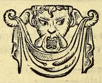 An illustration from Vocabulario manual de las lenguas castellana, y mexicana. : En que se contienen las palabras, preguntas, y respuestas mas co[m]munes, y ordinarias que se suelen offrecer en el trato, y communicacion entre Españoles, é Indios. (1611)