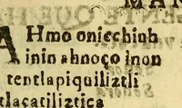An illustration from Vocabulario manual de las lenguas castellana, y mexicana. : En que se contienen las palabras, preguntas y respuestas mas comunes y ordinarias que se suelen ofrecer en el trato y comunicacion entre Españoles, è Indios. (1690)