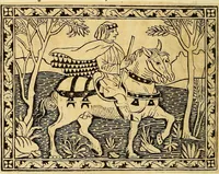An illustration from Volgarizzamento del libro de' costumi e degli offizii de' nobili sopra il giuoco degli scacchi di frate Jacopo da Cessole, tratto nuovamente da un codice Magliabechiano (1829)