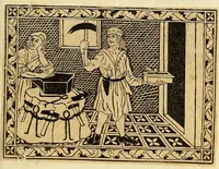 An illustration from Volgarizzamento del libro de' costumi e degli offizii de' nobili sopra il giuoco degli scacchi di frate Jacopo da Cessole, tratto nuovamente da un codice Magliabechiano (1829)