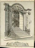 An illustration from Vollständiges Diarium von den merckwürdigsten Begebenheiten die sich vor, in und nach der höchst-beglückten Wahl und Crönung des allerdurchlauchtigsten, grossmächtigsten und unüberwindlichsten Fürsten und Herrn, Herrn Carls des VII., erwehlten Römischen Kaysers ... im gantzen Heil. Röm. Reich, und sonderlich in dieser freyen Reichs- und Wahl-Stadt Franckfurt am Mayn zugetragen : nebst umständlicher Beschreibung der Ein- und Aufzüge, Freuden-Feste, und übrigen feyerlichen Handlungen, sammt vielen Urkunden, Portraits, und andern Kupferstichen : auch einem Anhang von Beylagen, und ausführlichem Register .. (1742)