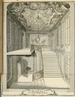 An illustration from Vollständiges Diarium von den merckwürdigsten Begebenheiten die sich vor, in und nach der höchst-beglückten Wahl und Crönung des allerdurchlauchtigsten, grossmächtigsten und unüberwindlichsten Fürsten und Herrn, Herrn Carls des VII., erwehlten Römischen Kaysers ... im gantzen Heil. Röm. Reich, und sonderlich in dieser freyen Reichs- und Wahl-Stadt Franckfurt am Mayn zugetragen : nebst umständlicher Beschreibung der Ein- und Aufzüge, Freuden-Feste, und übrigen feyerlichen Handlungen, sammt vielen Urkunden, Portraits, und andern Kupferstichen : auch einem Anhang von Beylagen, und ausführlichem Register .. (1742)
