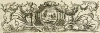 An illustration from Vollständiges Diarium von den merckwürdigsten Begebenheiten die sich vor, in und nach der höchst-beglückten Wahl und Crönung des allerdurchlauchtigsten, grossmächtigsten und unüberwindlichsten Fürsten und Herrn, Herrn Carls des VII., erwehlten Römischen Kaysers ... im gantzen Heil. Röm. Reich, und sonderlich in dieser freyen Reichs- und Wahl-Stadt Franckfurt am Mayn zugetragen : nebst umständlicher Beschreibung der Ein- und Aufzüge, Freuden-Feste, und übrigen feyerlichen Handlungen, sammt vielen Urkunden, Portraits, und andern Kupferstichen : auch einem Anhang von Beylagen, und ausführlichem Register .. (1742)