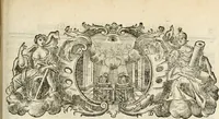 An illustration from Vollständiges Diarium von den merckwürdigsten Begebenheiten die sich vor, in und nach der höchst-beglückten Wahl und Crönung des allerdurchlauchtigsten, grossmächtigsten und unüberwindlichsten Fürsten und Herrn, Herrn Carls des VII., erwehlten Römischen Kaysers ... im gantzen Heil. Röm. Reich, und sonderlich in dieser freyen Reichs- und Wahl-Stadt Franckfurt am Mayn zugetragen : nebst umständlicher Beschreibung der Ein- und Aufzüge, Freuden-Feste, und übrigen feyerlichen Handlungen, sammt vielen Urkunden, Portraits, und andern Kupferstichen : auch einem Anhang von Beylagen, und ausführlichem Register .. (1742)