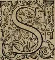 An illustration from Volume premier[-troisiesme] des Chroniques d'Enguerran de Monstrelet gentil-homme iadis demeurant a Cambray en Cambresis. : Contenans les cruelles guerres ciuilles entre les maisons d'Orleans & de Bourgongne, l'occupation de Paris & Normandie par les Anglois, l'expulsion d'iceux, & autres choses memorables aduenues de son temps en ce royaume, & paÿs estranges. Histoire de bel exemple & de grand fruict aux Francois, commenceant en l'an M. CCCC. où finist celle de Iean Froissart, & finissant en l'an M.CCCC.LXVII. peu outre le commencement de celle de Mess. Philippes de Commines. (1572)