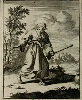 Picture 41 of 50 from Voncken der liefde Jesu, van het Godt-begerende zielen-vuur : zynde bloemetjes der saalige hoope, tot verheugelykheid der wandelaars, langs den weg, na vreeden-ryk : een behelsinge van vyftig sinne-beelden, met hunne, daar op speelende, verssen, en heylige spreuken (1696), leaf 191