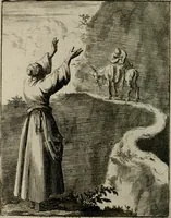 Picture 45 of 50 from Voncken der liefde Jesu, van het Godt-begerende zielen-vuur : zynde bloemetjes der saalige hoope, tot verheugelykheid der wandelaars, langs den weg, na vreeden-ryk : een behelsinge van vyftig sinne-beelden, met hunne, daar op speelende, verssen, en heylige spreuken (1696), leaf 207