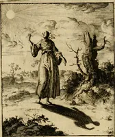 Picture 33 of 51 from Voncken der liefde Jesu, van het Godtbegerende zielenvier : bloemitjes der salige hoope, tot verheugelykheid der wandelaars langs den weg, na vreden ryk : een behelsinge van vyftig sinne-beelden, met hunne daar op spelende verssen, en heylige spreuken (1687), leaf 155