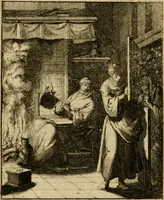 An illustration from Voncken der liefde Jesu, van het Godtbegerende zielenvier : bloemitjes der salige hoope, tot verheugelykheid der wandelaars langs den weg, na vreden ryk : een behelsinge van vyftig sinne-beelden, met hunne daar op spelende verssen, en heylige spreuken (1687)