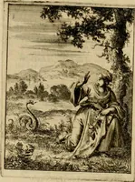 An illustration from Voncken der liefde Jesu, van het Godtbegerende zielenvier : bloemitjes der salige hoope, tot verheugelykheid der wandelaars langs den weg, na vreden ryk : een behelsinge van vyftig sinne-beelden, met hunne daar op spelende verssen, en heylige spreuken (1687)