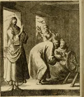 An illustration from Voncken der liefde Jesu, van het Godtbegerende zielenvier : bloemitjes der salige hoope, tot verheugelykheid der wandelaars langs den weg, na vreden ryk : een behelsinge van vyftig sinne-beelden, met hunne daar op spelende verssen, en heylige spreuken (1687)