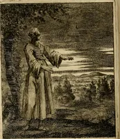 An illustration from Voncken der liefde Jesu, van het Godtbegerende zielenvier : bloemitjes der salige hoope, tot verheugelykheid der wandelaars langs den weg, na vreden ryk : een behelsinge van vyftig sinne-beelden, met hunne daar op spelende verssen, en heylige spreuken (1687)