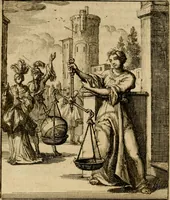 An illustration from Voncken der liefde Jesu, van het Godtbegerende zielenvier : bloemitjes der salige hoope, tot verheugelykheid der wandelaars langs den weg, na vreden ryk : een behelsinge van vyftig sinne-beelden, met hunne daar op spelende verssen, en heylige spreuken (1687)