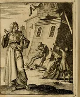 An illustration from Voncken der liefde Jesu, van het Godtbegerende zielenvier : bloemitjes der salige hoope, tot verheugelykheid der wandelaars langs den weg, na vreden ryk : een behelsinge van vyftig sinne-beelden, met hunne daar op spelende verssen, en heylige spreuken (1687)