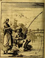 An illustration from Voncken der liefde Jesu : van het Godtbegerende zielenvier : bloemitjes der salige hoope, tot verheugelykheid der wandelaars langs den weg, na vreden ryk : een behelsinge van vyftig sinne-beelden, met hunne daar op spelende verssen, en heylige spreuken (1687)