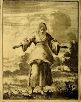 An illustration from Voncken der liefde Jesu : van het Godtbegerende zielenvier : bloemitjes der salige hoope, tot verheugelykheid der wandelaars langs den weg, na vreden ryk : een behelsinge van vyftig sinne-beelden, met hunne daar op spelende verssen, en heylige spreuken (1687)