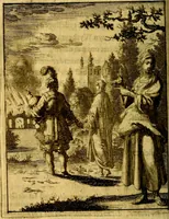 An illustration from Voncken der liefde Jesu : van het Godtbegerende zielenvier : bloemitjes der salige hoope, tot verheugelykheid der wandelaars langs den weg, na vreden ryk : een behelsinge van vyftig sinne-beelden, met hunne daar op spelende verssen, en heylige spreuken (1687)
