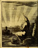 An illustration from Voncken der liefde Jesu : van het Godtbegerende zielenvier : bloemitjes der salige hoope, tot verheugelykheid der wandelaars langs den weg, na vreden ryk : een behelsinge van vyftig sinne-beelden, met hunne daar op spelende verssen, en heylige spreuken (1687)