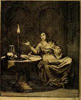 An illustration from Voncken der liefde Jesu : van het Godtbegerende zielenvier : bloemitjes der salige hoope, tot verheugelykheid der wandelaars langs den weg, na vreden ryk : een behelsinge van vyftig sinne-beelden, met hunne daar op spelende verssen, en heylige spreuken (1687)