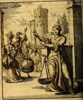 An illustration from Voncken der liefde Jesu : van het Godtbegerende zielenvier : bloemitjes der salige hoope, tot verheugelykheid der wandelaars langs den weg, na vreden ryk : een behelsinge van vyftig sinne-beelden, met hunne daar op spelende verssen, en heylige spreuken (1687)