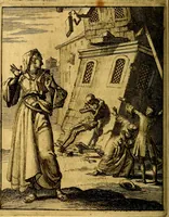 An illustration from Voncken der liefde Jesu : van het Godtbegerende zielenvier : bloemitjes der salige hoope, tot verheugelykheid der wandelaars langs den weg, na vreden ryk : een behelsinge van vyftig sinne-beelden, met hunne daar op spelende verssen, en heylige spreuken (1687)