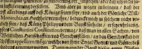 An illustration from Von der spanischen Monarchy, oder aussführliches Bedencken, welchermassen, von dem König in Hispanien, zu nunmehr lang gesuchter Weltbeherrschung, so wol ins gemein, als auff jedes Königreich vnd Land besonders, allerhand Anstalt zu machen sein möchte. ... (1620)