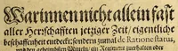 An illustration from Von der spanischen Monarchy, oder aussführliches Bedencken, welchermassen, von dem König in Hispanien, zu nunmehr lang gesuchter Weltbeherrschung, so wol ins gemein, als auff jedes Königreich vnd Land besonders, allerhand Anstalt zu machen sein möchte. ... (1620)