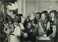 An illustration from Von Eyck bis Bruegel, studien zur geschichte der niederländischen malerei (1916)