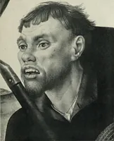 An illustration from Von Eyck bis Bruegel, studien zur geschichte der niederländischen malerei (1916)