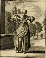 An illustration from Vonken der liefde Jezus, van het God-begeerende zielen-vuur : zynde bloempjes der zalige hoop, tot verheugelykheid der wandelaars, langs den weg, na vreden-ryk : een behelzing van vyftig zinne-beelden, met hunne daar op speelende, verzen, en heilige spreuken (1717)