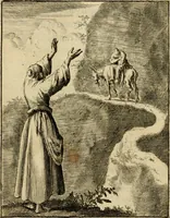 Picture 45 of 51 from Vonken der liefde Jezus, van het God-begeerende zielen-vuur : zynde bloempjes der zalige hoop, tot verheugelykheid der wandelaars, langs den weg, na vreden-ryk : een behelzing van vyftig zinne-beelden, met hunne daar op speelende, verzen, en heilige spreuken (1717), leaf 205