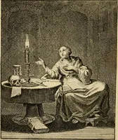 Picture 7 of 51 from Vonken der liefde Jezus, van het God-begeerende zielen-vuur : zynde bloempjes der zalige hoop, tot verheugelykheid der wandelaars, langs den weg, na vreden-ryk : een behelzing van vyftig zinne-beelden, met hunne daar op speelende, verzen, en heilige spreuken (1717), leaf 41